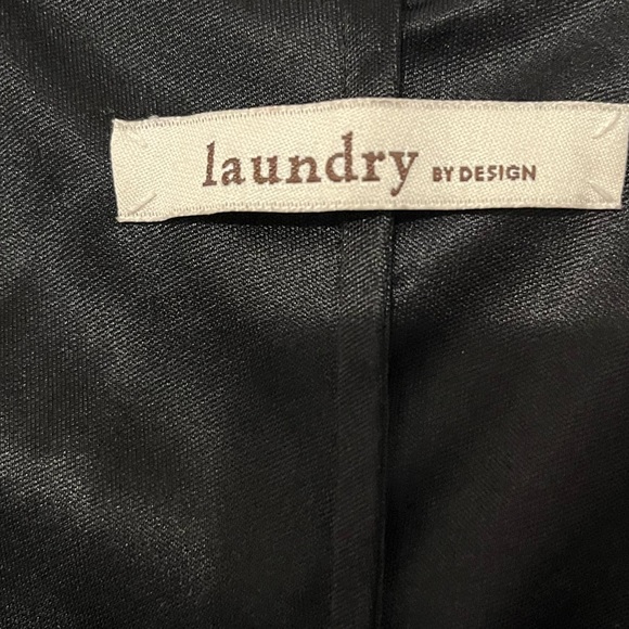 Laundry by Design Long Sleeve Floor Length Black Gown 🌵2 - Picture 12 of 15